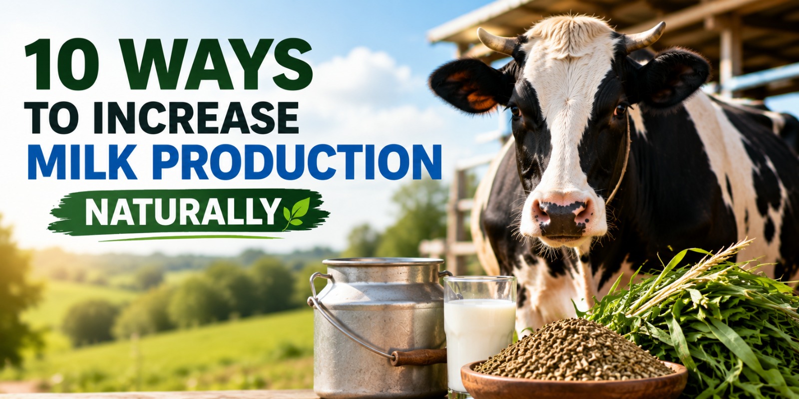 10 Ways to Increase Milk Production Naturally